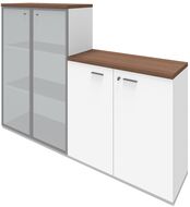 Schrankkombination X-Time 45, 2 und 3 Ordnerhöhen, 172 cm