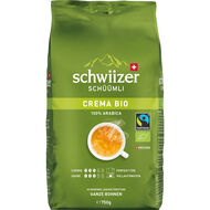 Schwiizer Schüümli Kaffeebohnen Crema Bio, 1 Stück