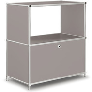Sideboard VEROM, 1 Klapptüre, 1 Fach ohne Rückwand, mit Lochgriff