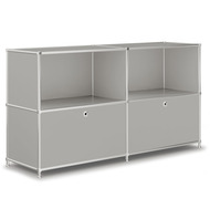 Sideboard VEROM, 2 Klapptüren, 2 Fächer, mit Lochgriffen
