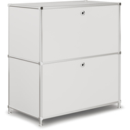 Sideboard VEROM, 2 Klapptüren, mit Lochgriffen