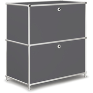 Sideboard VEROM, 2 Klapptüren, mit Lochgriffen