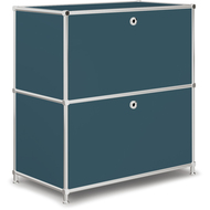 Sideboard VEROM, 2 Schubladen, mit Lochgriffen