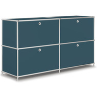 Sideboard VEROM, 4 Klapptüren, mit Lochgriffen