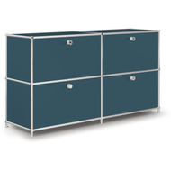 Sideboard VEROM, 2 tiroirs, 2 portes à charnière