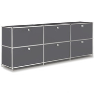 Sideboard VEROM, 3 tiroirs, 3 portes à charnière