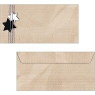 Sigel enveloppe Noël, Christmas Wrapping, C6/5, 50 Unité - 4004360802324_02_ow