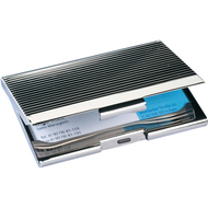 Etui pour cartes de visite Chrome