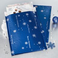 Sigel Luftpolstertasche Blue Snowflake, 3 Stück, 250 x 335 mm, blau, 3 Stück - 4004360826818_05_ow