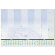Schreibunterlage Time mit Kalender 2023/2024/2025, Papier