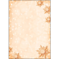 Sigel Weihnachtspapier, A4, Golden Snowflakes, 100 Blatt