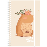 Agenda scolaire 2025/26 Emotions weekly Capybara