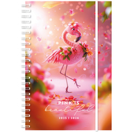 Agenda scolaire 2025/26 Emotions weekly Flaminga