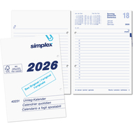 Calendrier bloc 2026, grand