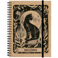 Schüleragenda 2025/26 Kraftpapier Cat