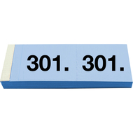 Billet de vestiaire, bleu