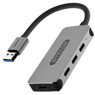 Sitecom USB-C Hub CN-388 - 4x USB-C - 8716502030835_01_ow