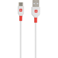 câble USB-A - USB-C, blanc