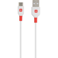 câble USB-A - USB-C, blanc