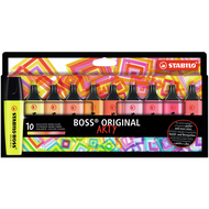 Boss surligneur Arty, couleurs chaudes, 10 pièces