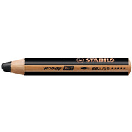 Stabilo crayon de couleur Woody 3 in 1, noir - 4006381115520_01_ow