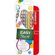 crayons de couleur EASYcolors, pour gauchers, 6 pièces