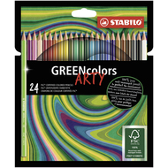 crayons de couleur GREENcolors ARTY, étui de 24