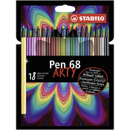 Faserschreiber Pen 68 ARTY, 18er Etui