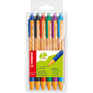 stylo-bille Pointball, 6 pièces, assortis