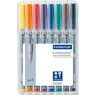 Folienschreiber Lumocolor, non-permanent, S, 8 Stück