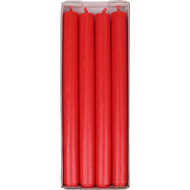 bougie à tige, 25 cm, 4 pièces