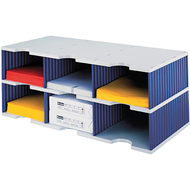 Ablagesystem Styrodoc Trio Jumbo, 6 Fächer