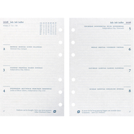 Feuilles hebdomadaires 2026 Senior