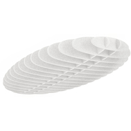 Akustik-Deckenelement suonoCLOUDS Oval, 240 x 120 cm