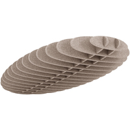 Elément de plafond acoustique suonoCLOUDS Ovale, 240 x 120 cm