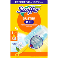 Staubmagnet Starterkit Clean and Fresh, Griff + 3 Tücher