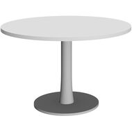Table de conférence LINUS, rond, 120 cm, gris - 8029466032686_01_ow