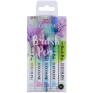 Ecoline Pinselstifte Brush Pen, Pastell, 5 Stück, assortiert - 8712079408275_01_ow