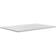 plateau pour bureau E-Table, 120 x 80 cm, gris
