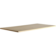 Tischplatte E-Table, 160 x 80 cm, grau