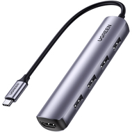 Hub USB-C multiport 5 en 1 20197, 4x USB-A 3.0, 1x HDMI