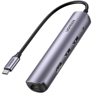 USB-C Hub, 5-in-1 10919, 1x Ethernet, 1x HDMI, 1x USB-C PD, 2x USB 3.0