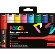 Marqueurs Posca PC-8K, Standard Colours, 8 pièces