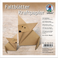 Papier origami, papier kraft