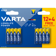 Varta Batterien Longlife Power, 12 + 4 GRATIS, AAA/LR03 - 4008496850266_01_ow