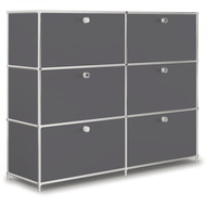 Highboard VEROM, 2 Schubladen, 4 Klapptüren