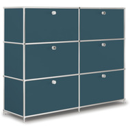 Highboard VEROM, 2 Schubladen, 4 Klapptüren