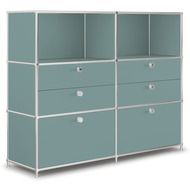 Highboard VEROM, 6 Schubladen, 2 Fächer