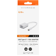 Vivanco adaptateur USB-C - VGA, 0.15 m - 4008928452556_02