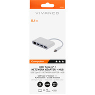Vivanco Hub USB-C - RJ45, 3 USB 3.1 - 4008928453881_02